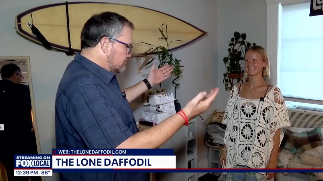 Turning Old Linens Into New Life: My Fox 13 Feature!
