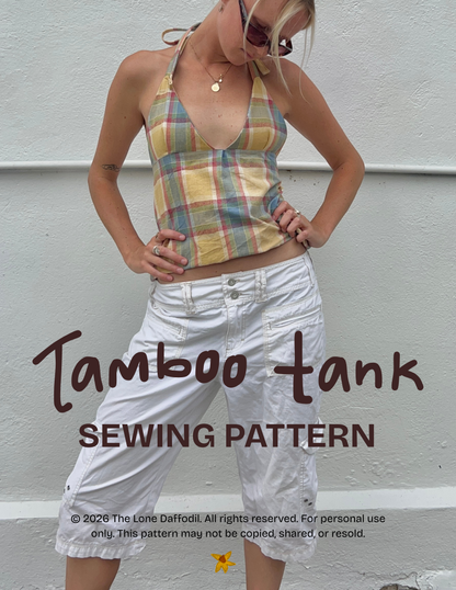 Tamboo Tank Digital Sewing Pattern