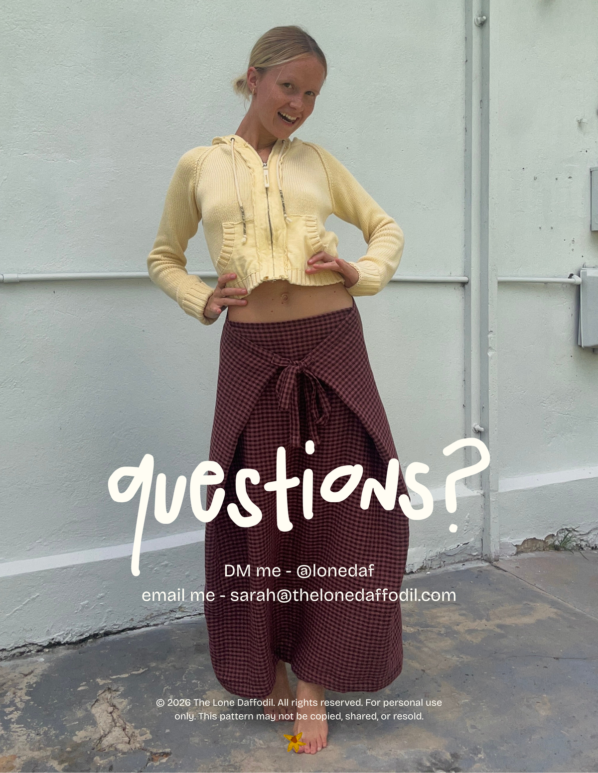 Tossa Skirt Digital Sewing Pattern