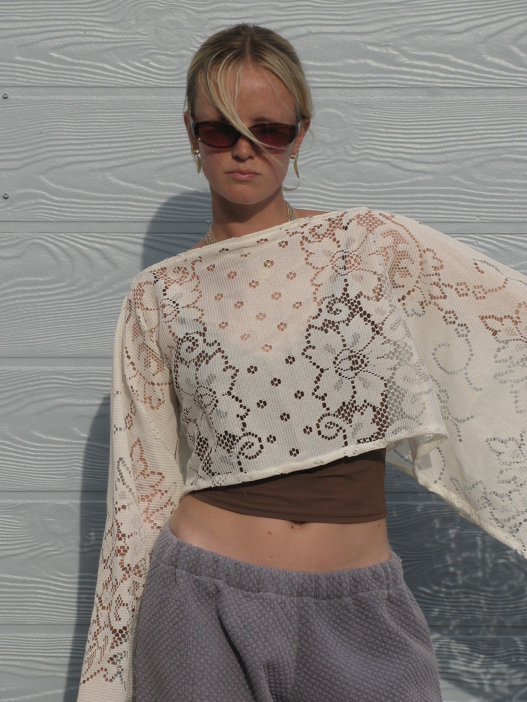 handmade poncho second hand fabric