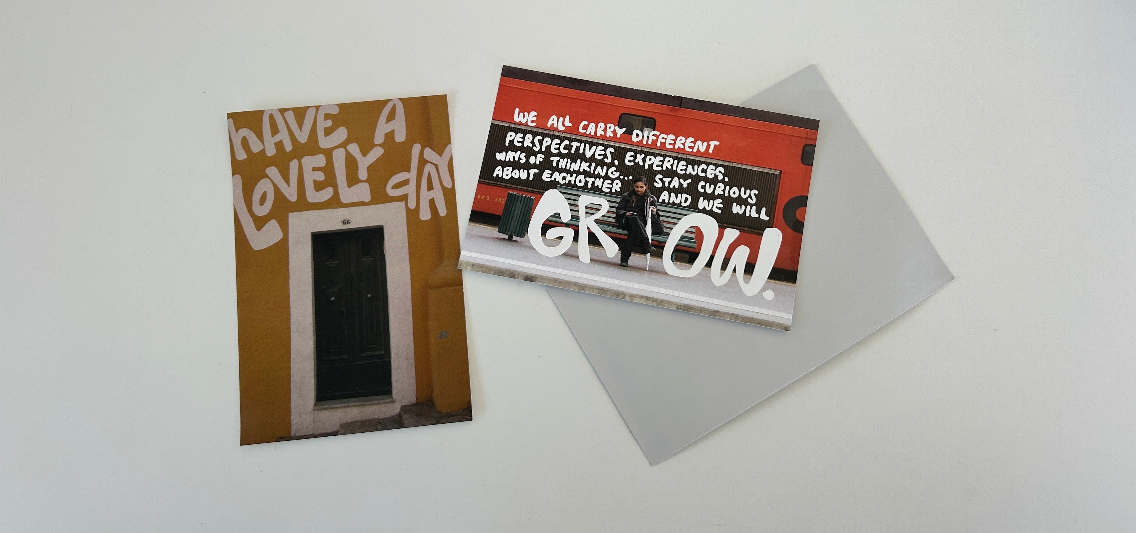 postcard club graphics